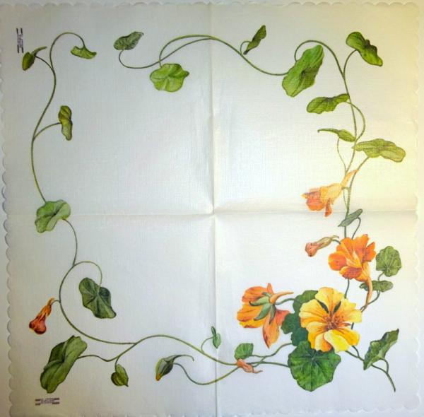 268 Blumen Sonstige - 1-lagig - Welllenrand  - M.F